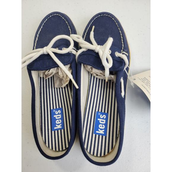 Keds Club Mule WF7163 Navy Blue Slip On Comfort Shoes Women's Size 5.5M - Picture 8 of 11